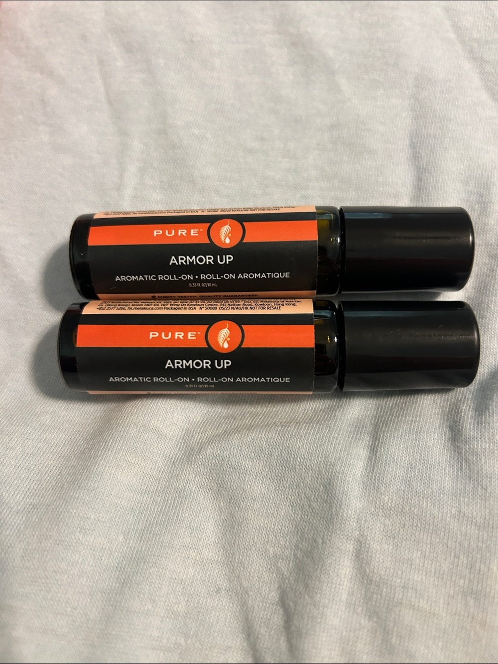 Pure Armor Up Aromatic Roll-On Essential Oil Blend set of 2